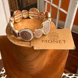 MONET Gold and Rose Bracelet